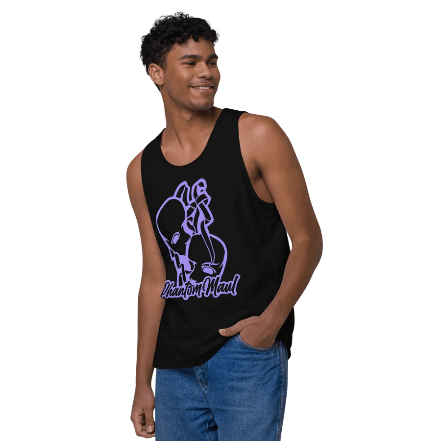 Light Purple Big Logo Men's Tank Top product image (19)