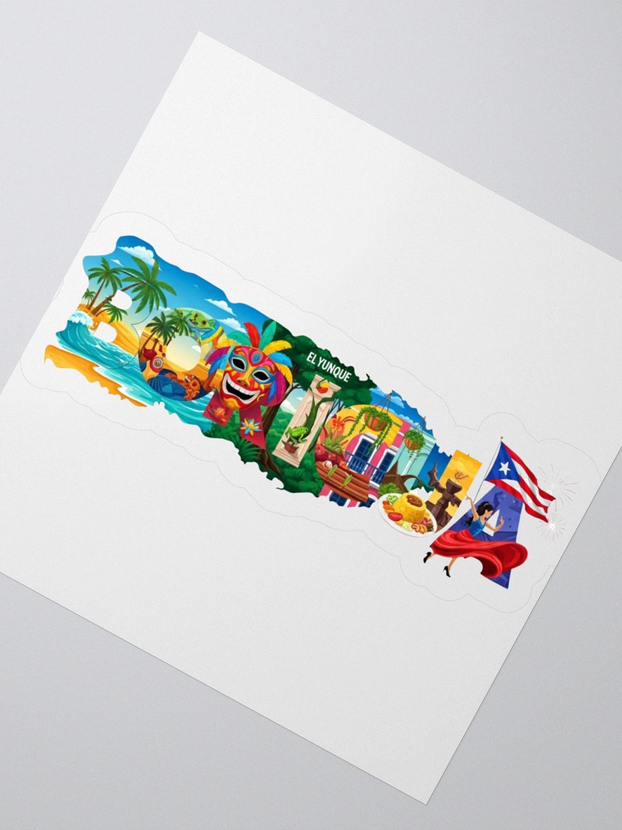 Puerto Rican Culture Kiss Cut Stickers product image (5)