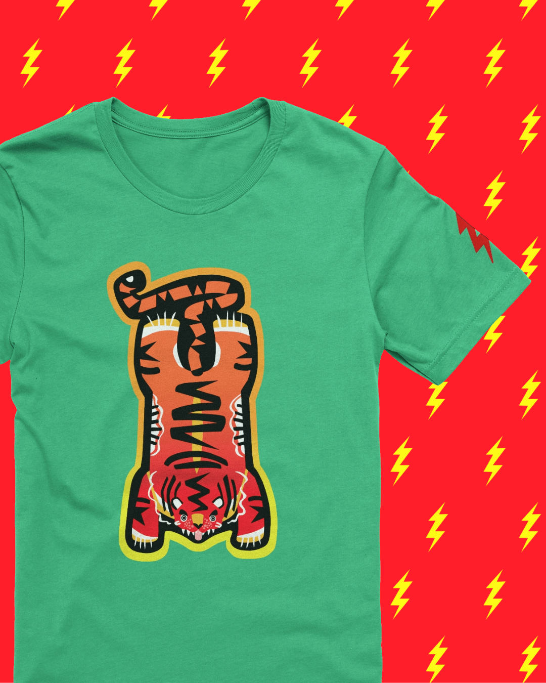 Orange and Yellow Tiger - T-Shirt product image (1)