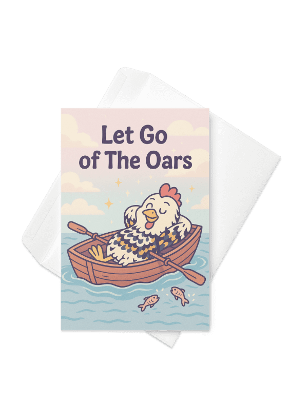 Abrahen Chicks - Let Go Of The Oars Card product image (12)