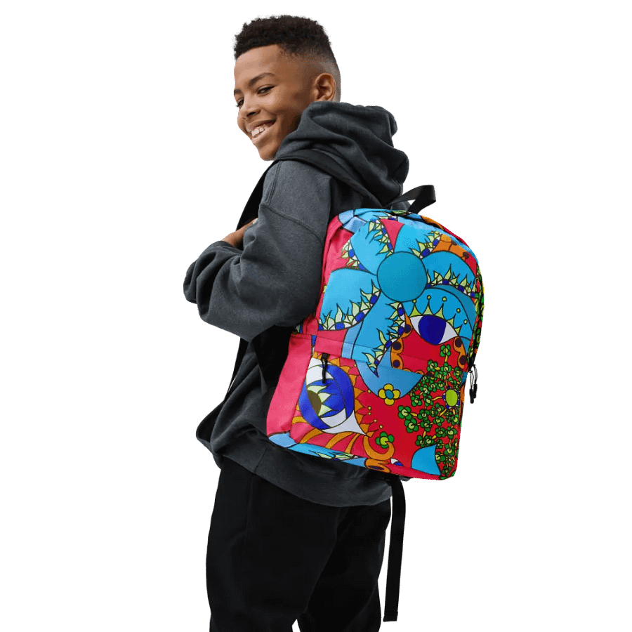 Ethereal Eyes All-Over Backpack product image (7)