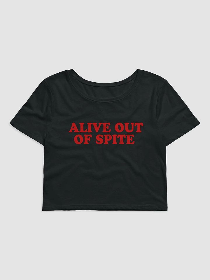Spiteful Crop Top Baby Tee product image (2)