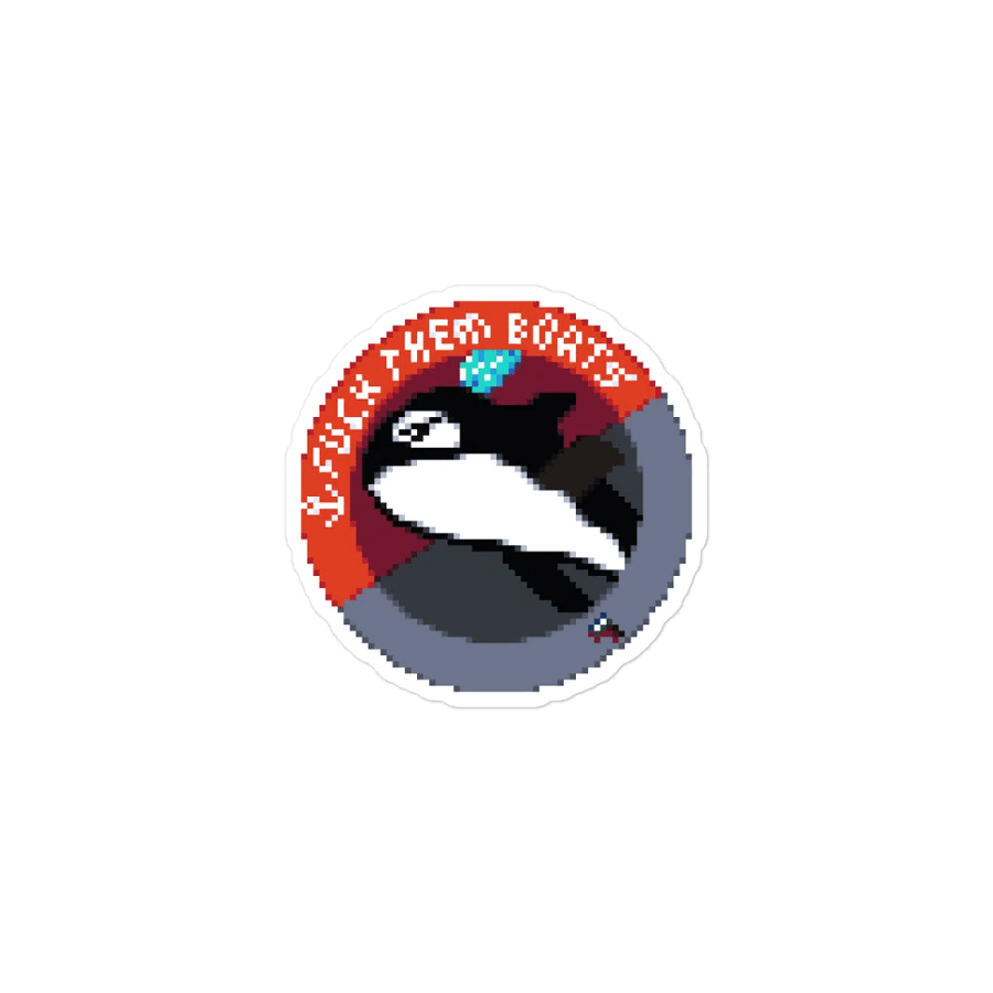 Fuck Them Boats Magnet product image (1)