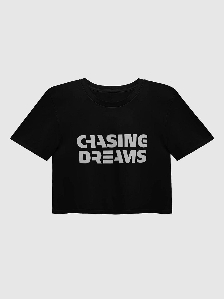 Chasing Dreams Women's Crop Top (white logo) product image (3)