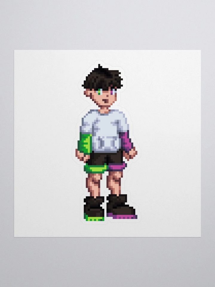 CapyR Pixel sticker product image (1)