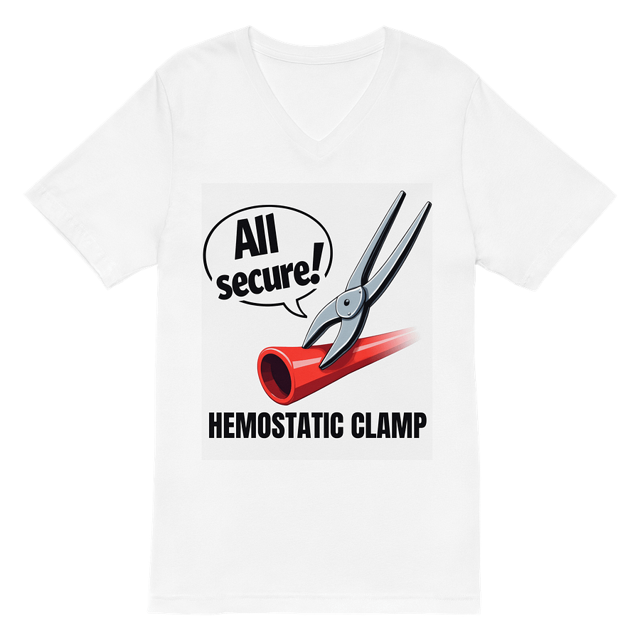 Secure Comfort Hemostatic Clamp T-Shirt product image (2)
