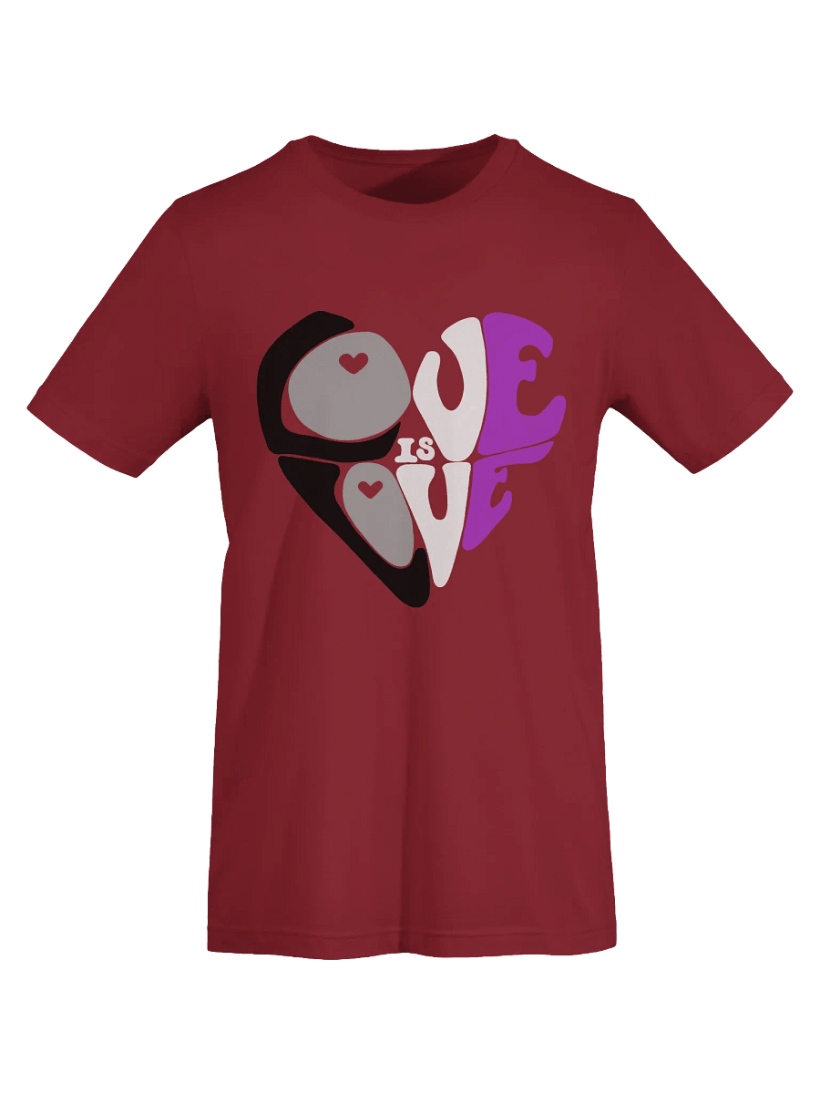 Asexual Love is Love big print tee product image (7)