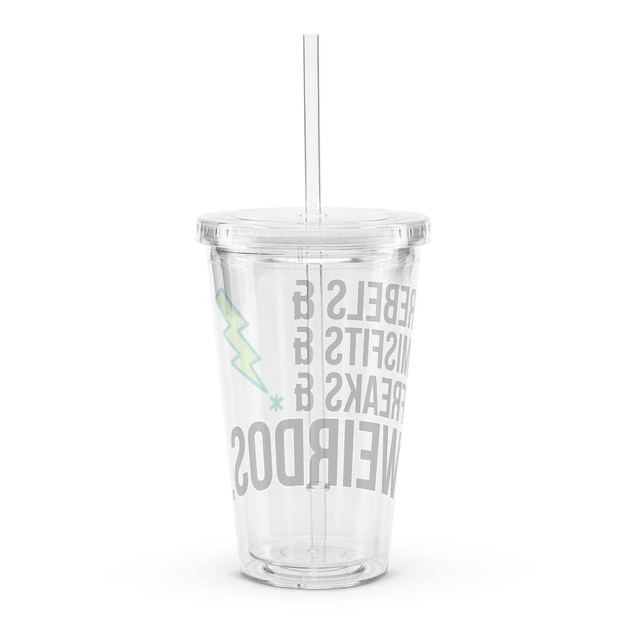 Rebels & Misfits & Freaks & Weirdos Clear Tumbler product image (2)