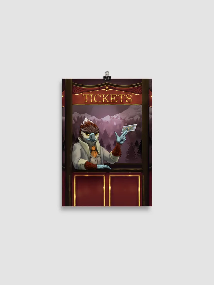 Te'anos ticket Matte Paper Poster product image (2)