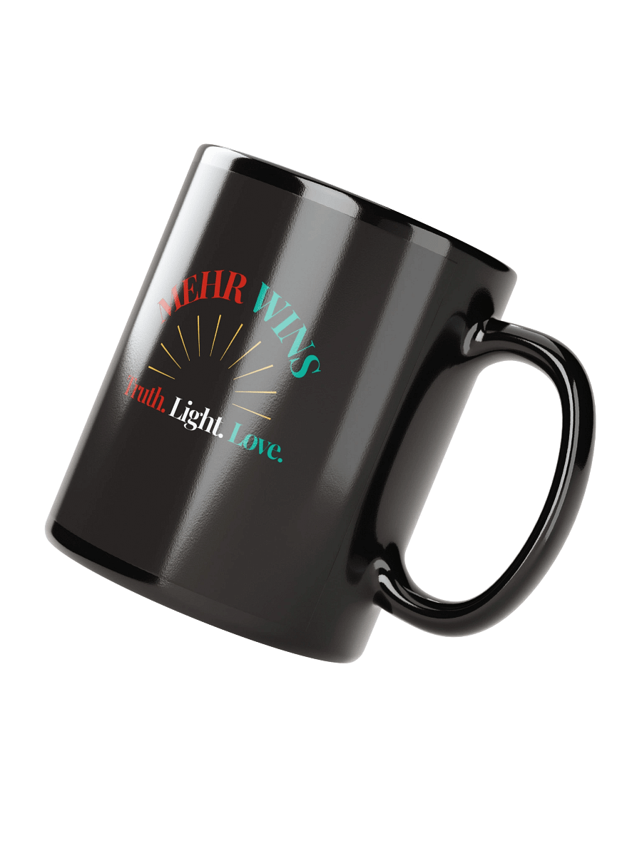 Truth Light Love - Black Mug (Style 2) product image (2)