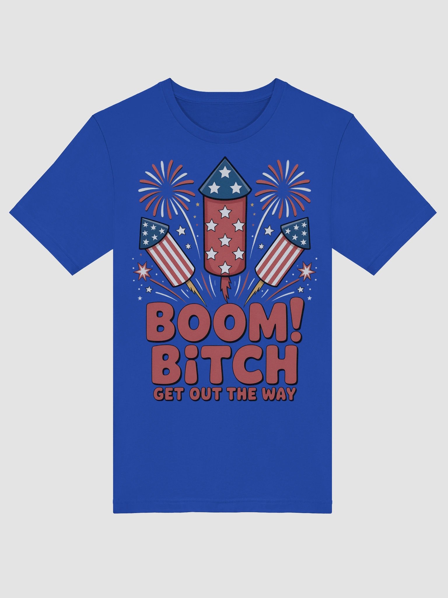 Festive Fireworks Graphic T-Shirt product image (5)