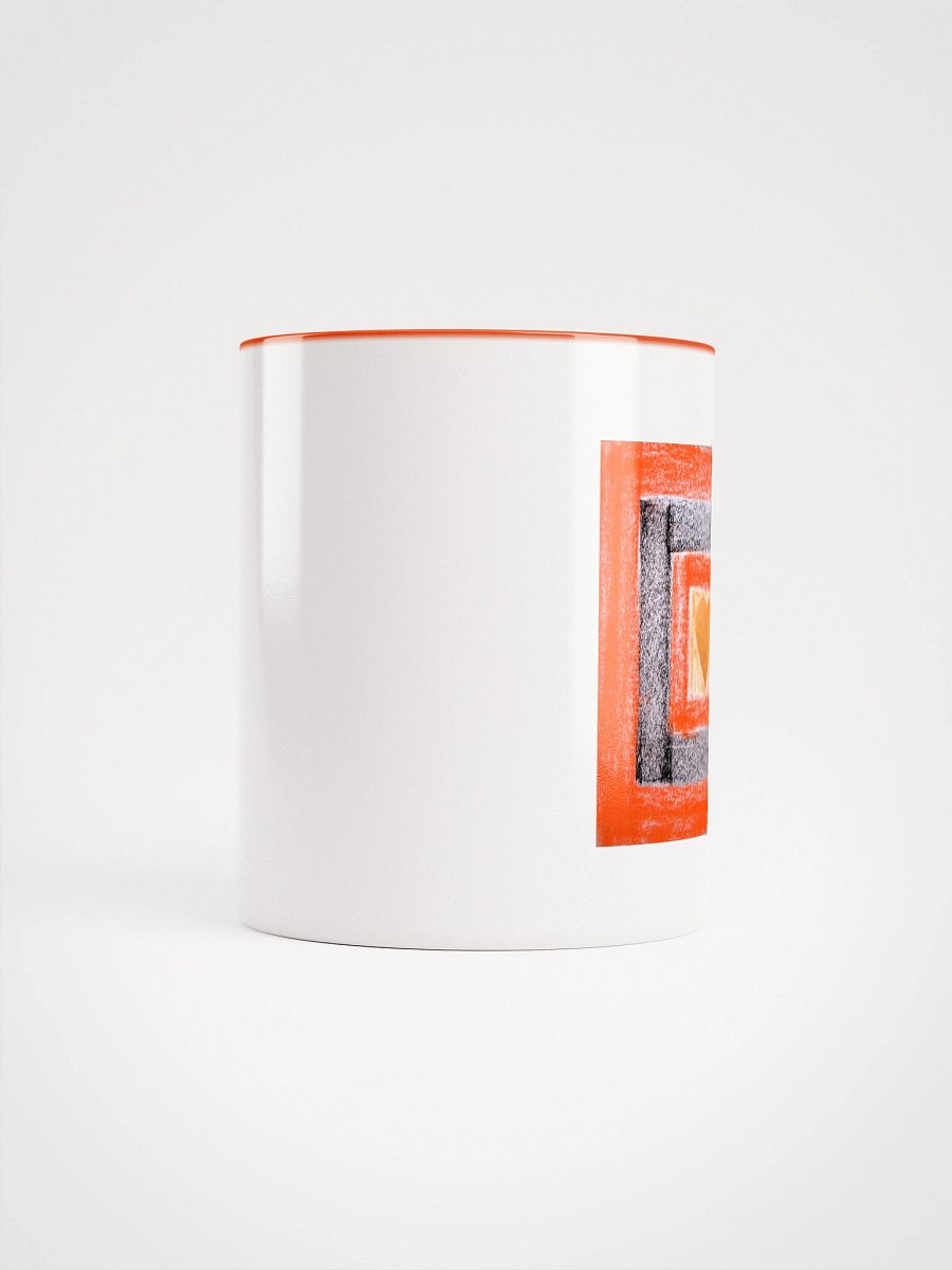 Golden Heart Geometric Ceramic Mug product image (5)