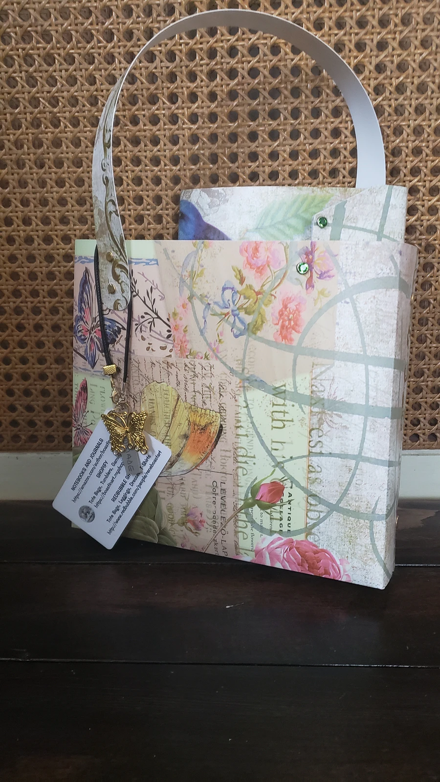 Handmade Elegant Impressions Boutique Style Notepad and Gift Bag Set product image (1)