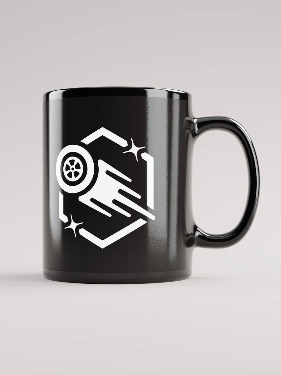 Black Ceramic Mug (Light Logo) product image (2)