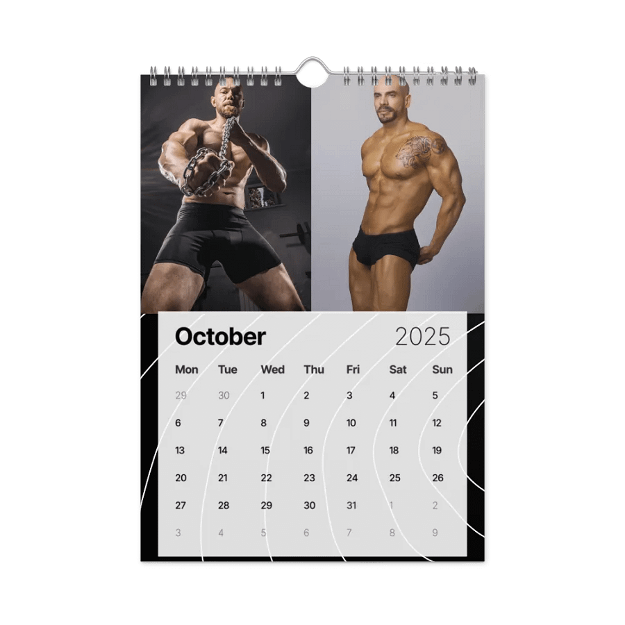 2025 Muscle Hunks Calendar product image (12)