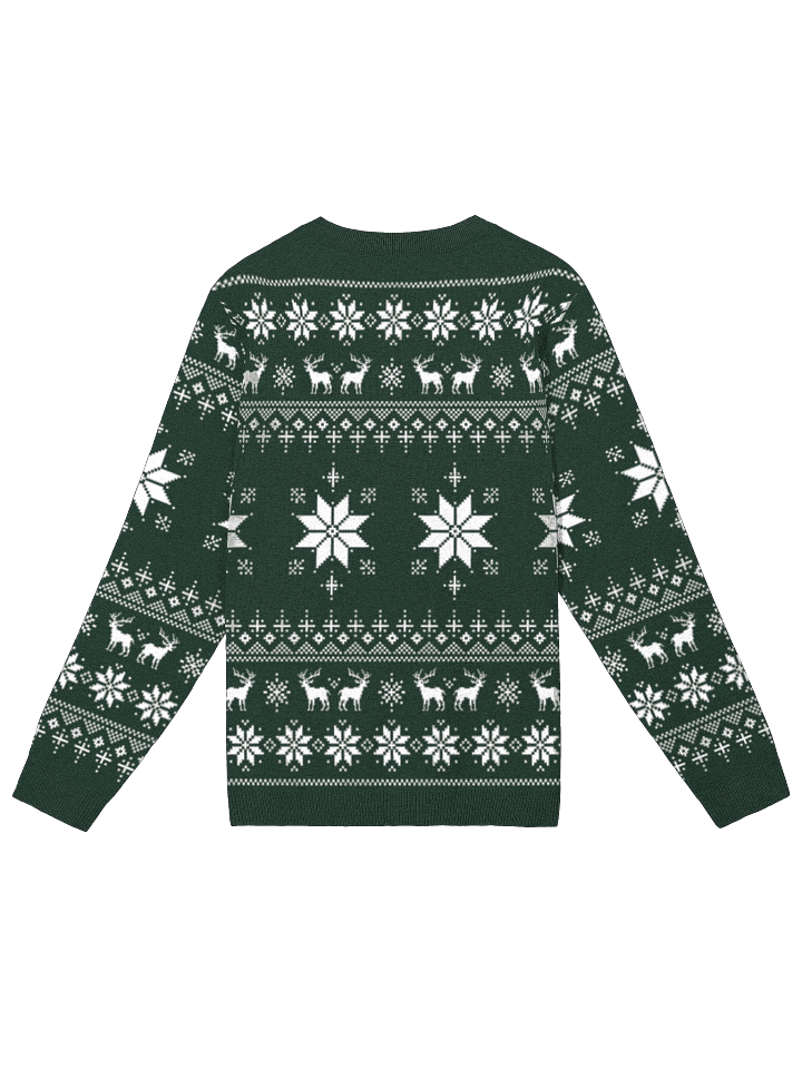 Trump Claus - Green - Knit Crewneck Sweater product image (2)