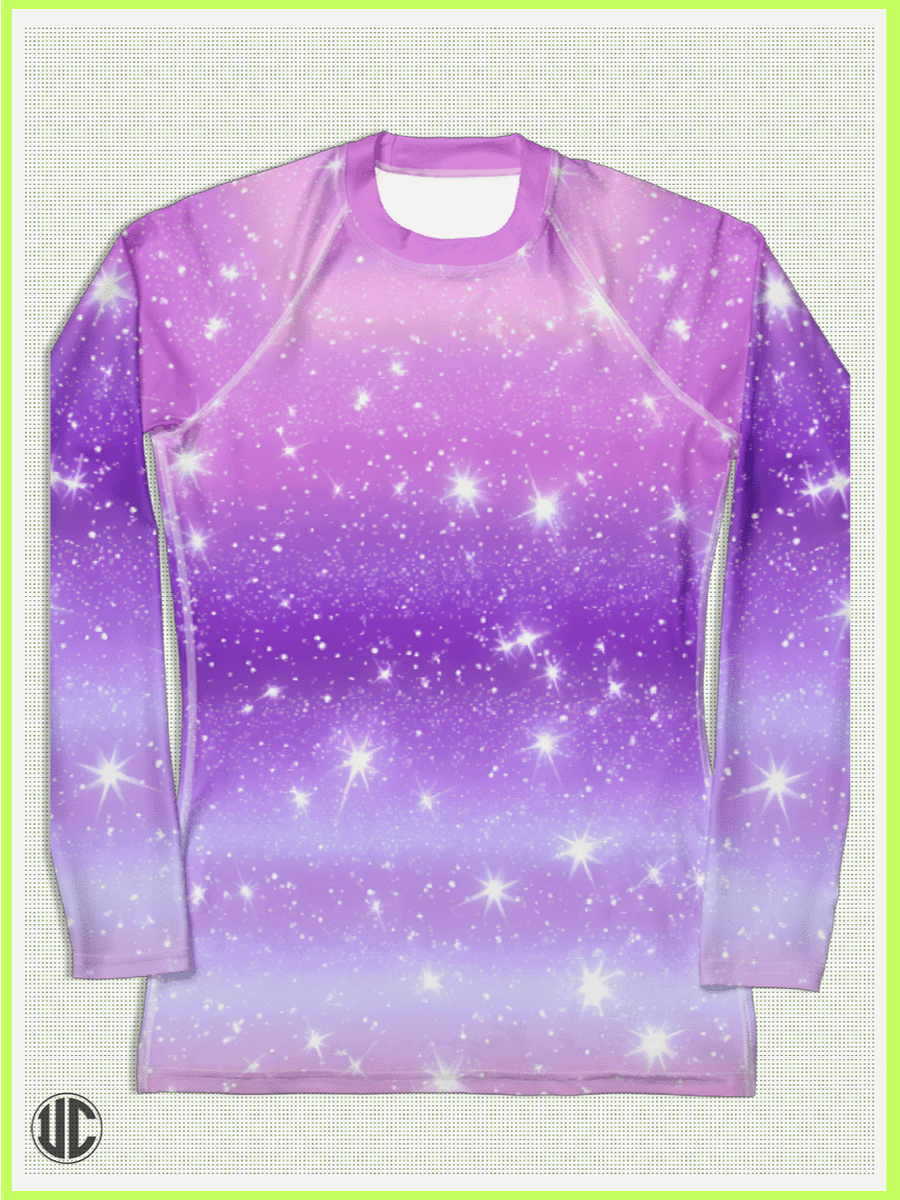 Galactic Twilight - Women's Rash Guard product image (6)