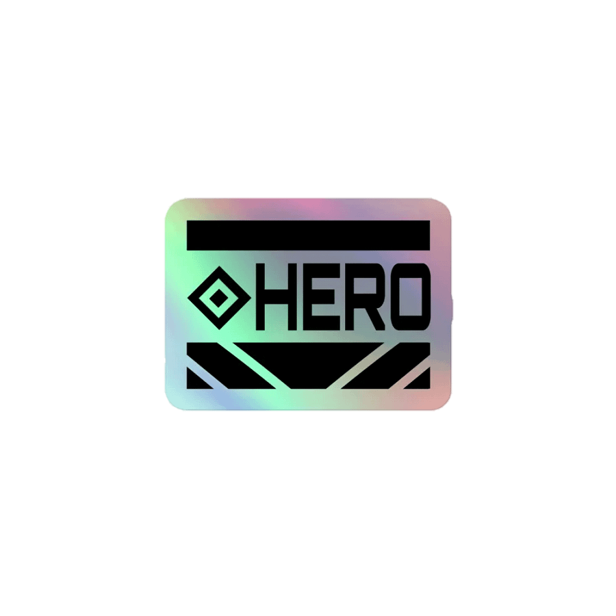 「 HERO 」 Logo Sticker (Holo) product image (1)