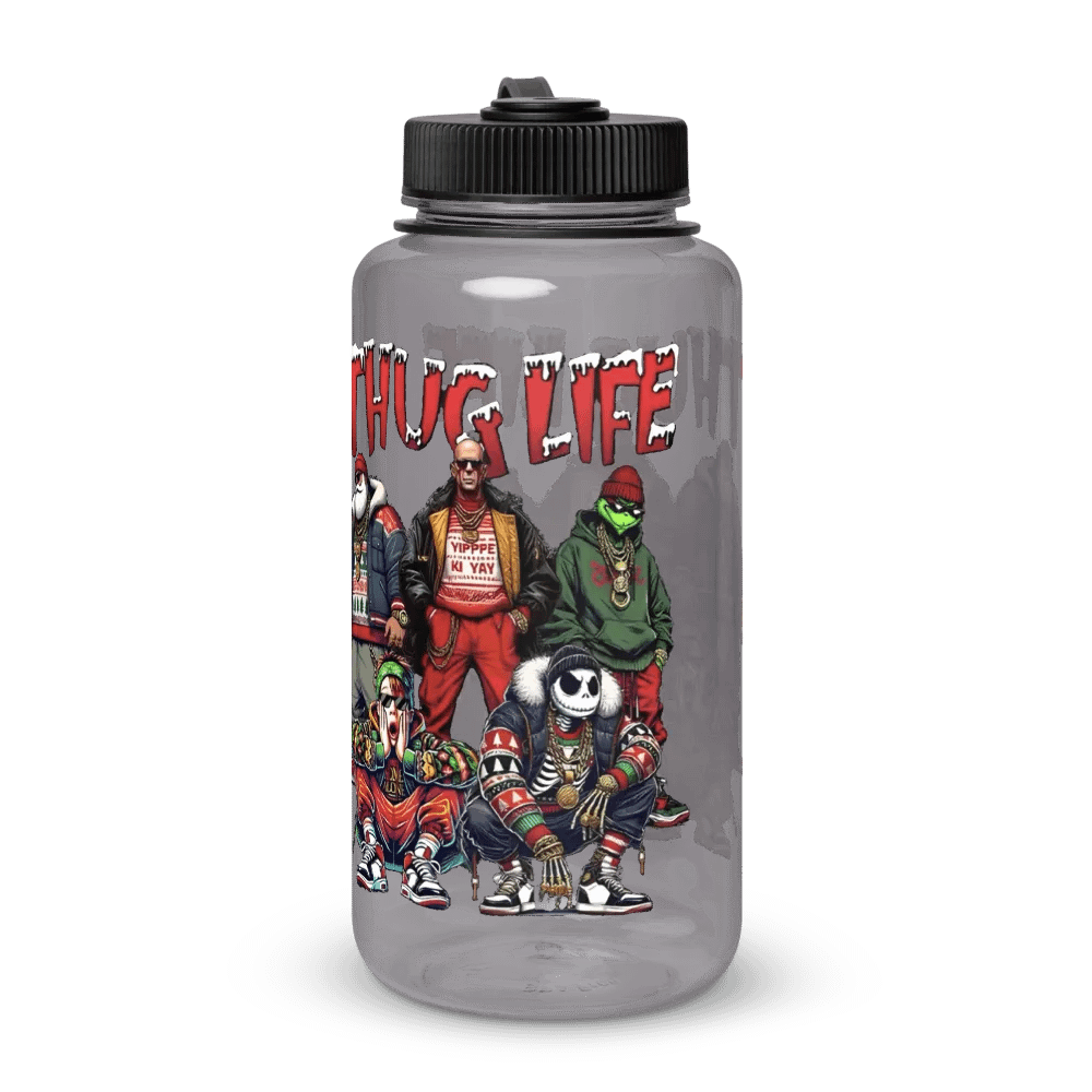 Urban Vibes Thug Life Water Bottle (Christmas) product image (3)