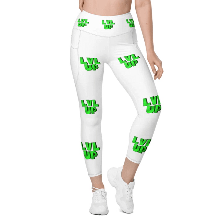 LVL UP White Yoga Pants product image (1)