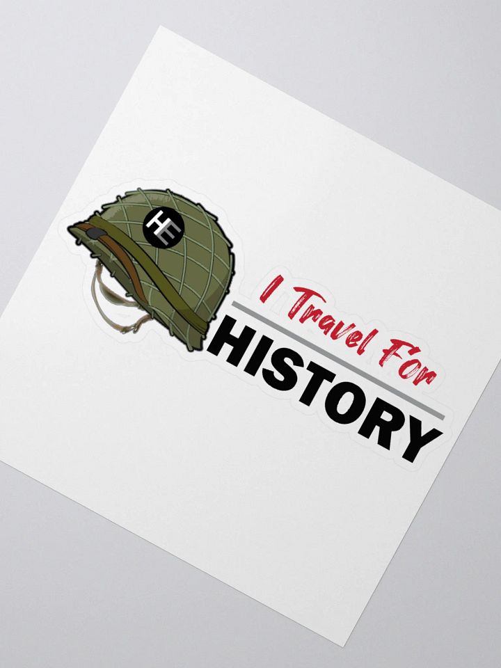 I Travel For History! Stickers product image (2)