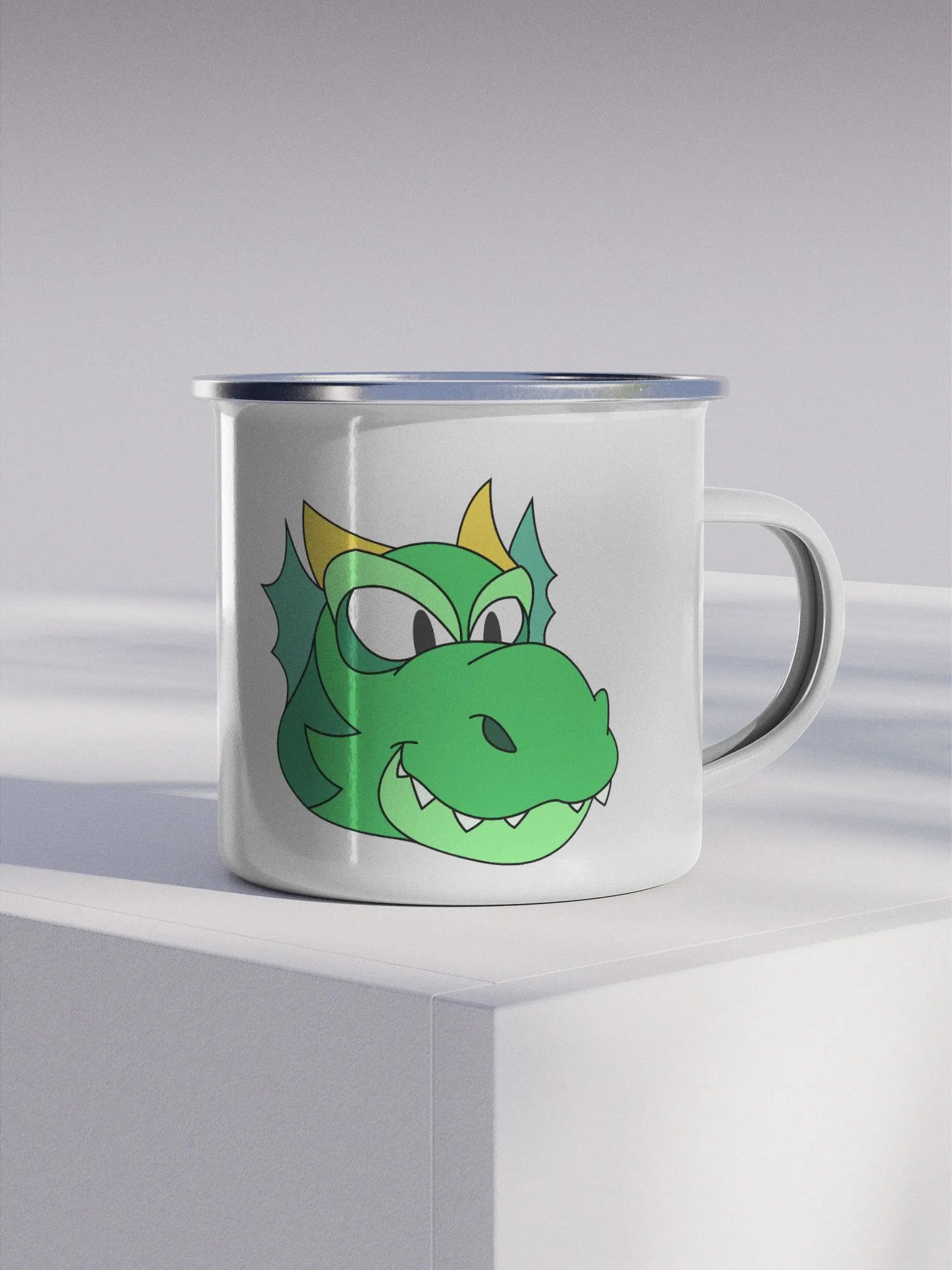 Happy Dragon Enamel Mug product image (4)