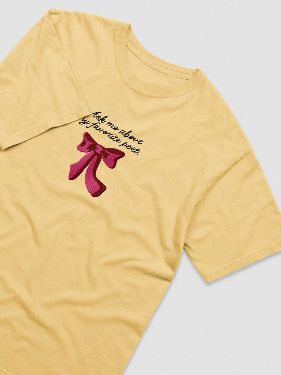 Ask Me Embroidered T-Shirt product image (3)