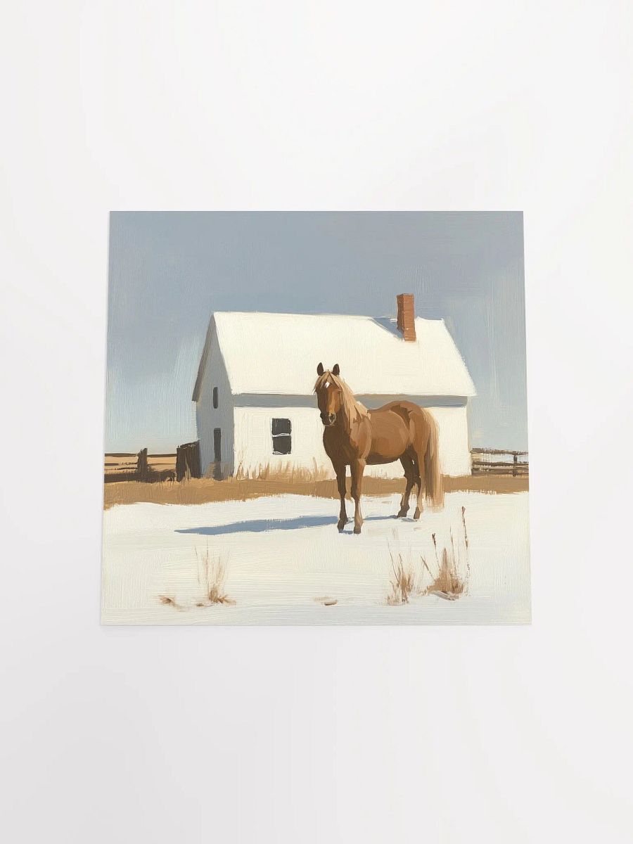 Modern Farmhouse: Brown Horse IV Art Print product image (17)