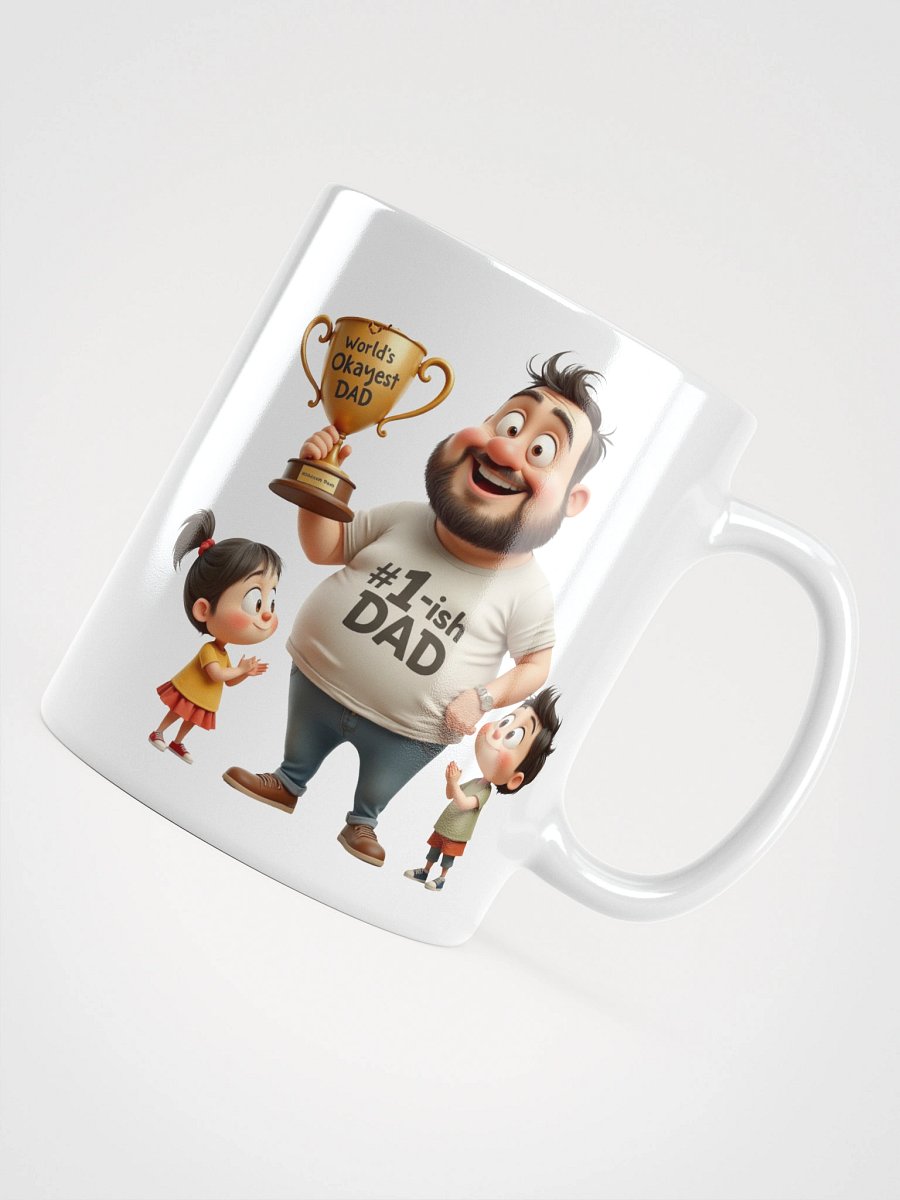 World’s Okayest Dad – Funny Cartoon Father’s Day Design product image (4)