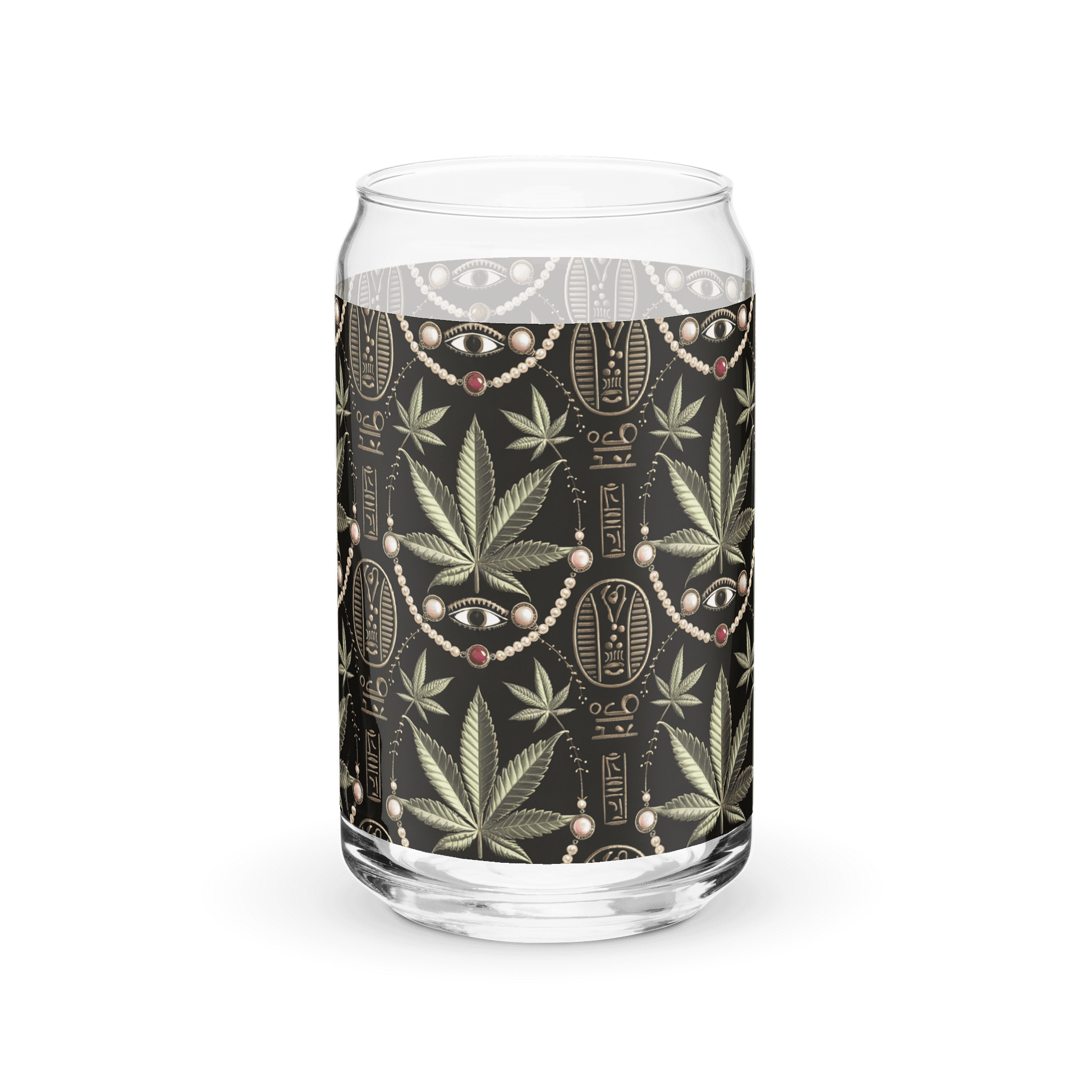Cannabis - Kush of the Nile - Design | 16oz Can-Shaped Glass product image (2)