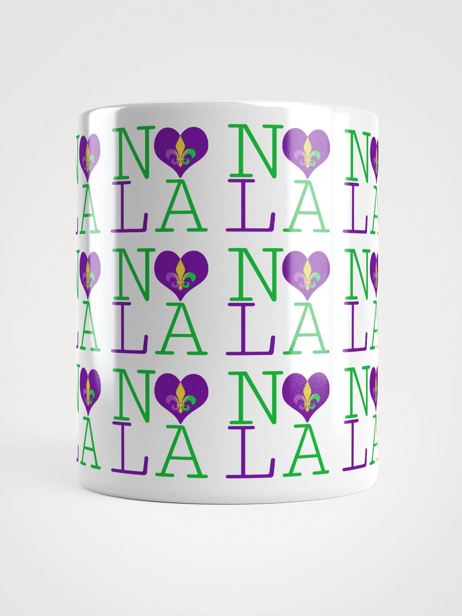 I LOVE NOLA **LEGACY MUG** (MARDI GRAS FULL INFINITY) product image (13)