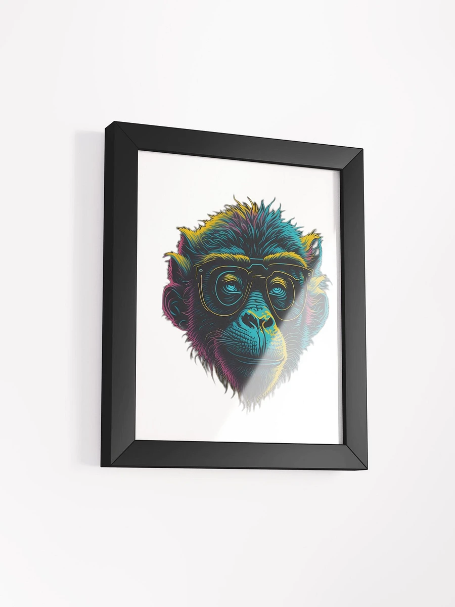 Neon Monkey Glasses Framed Poster product image (57)