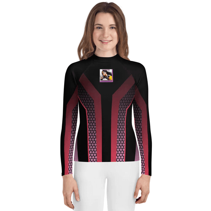 HexaGraffiti Youth Rash Guard product image (1)