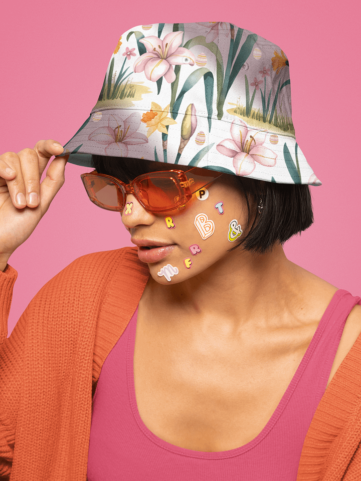 All Over print Bloom Reversible Bucket Hat product image (1)