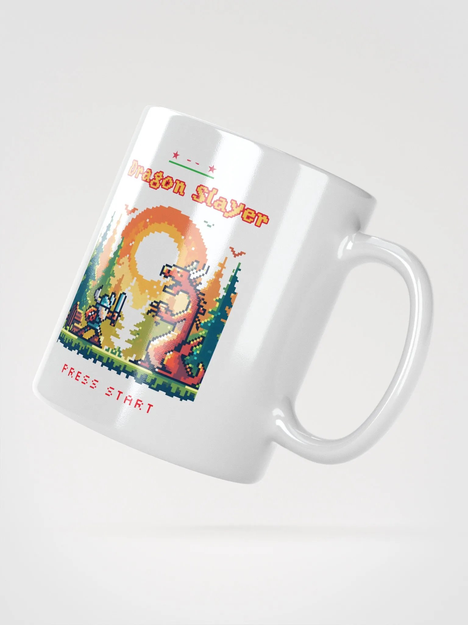 Dragon Slayer Pixel Mug product image (2)