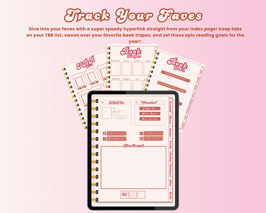 Bookish Baddies Reading Journal product image (6)