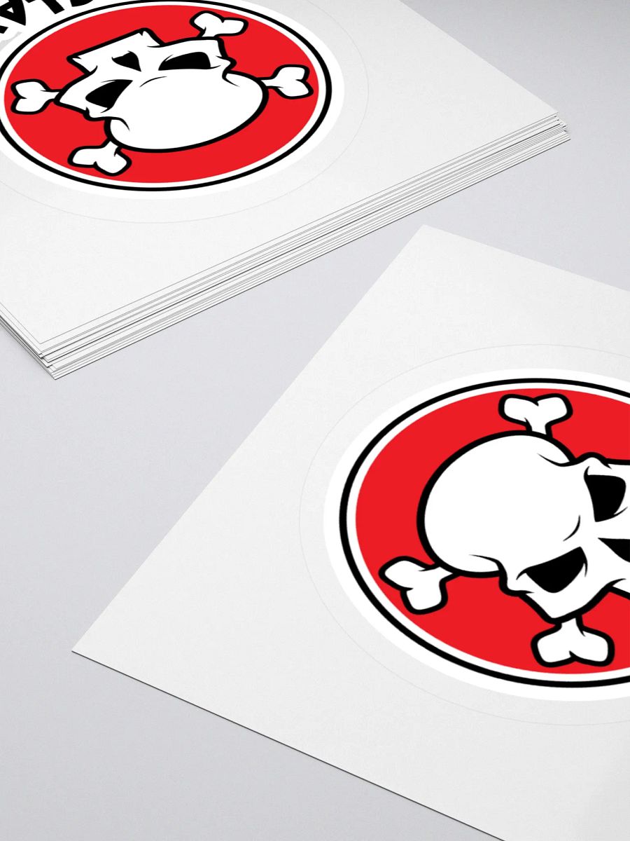 Lag Slayer Gamer Skull Sticker product image (12)