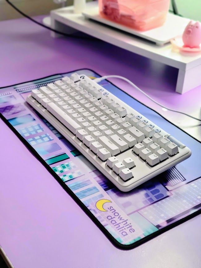 Dahlia Cityscape Desk Mat product image (1)