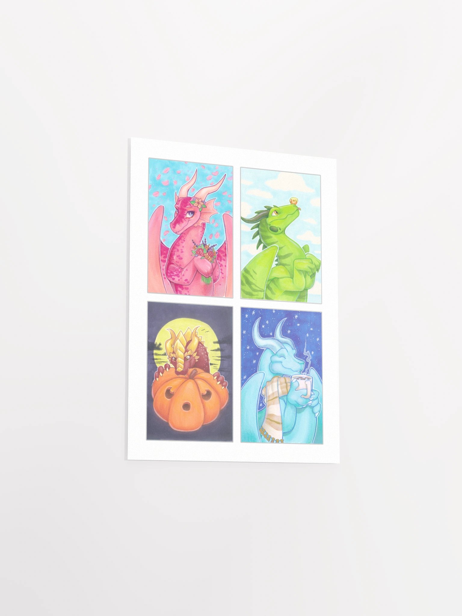 "Four Seasons of Dragon" Print product image (7)