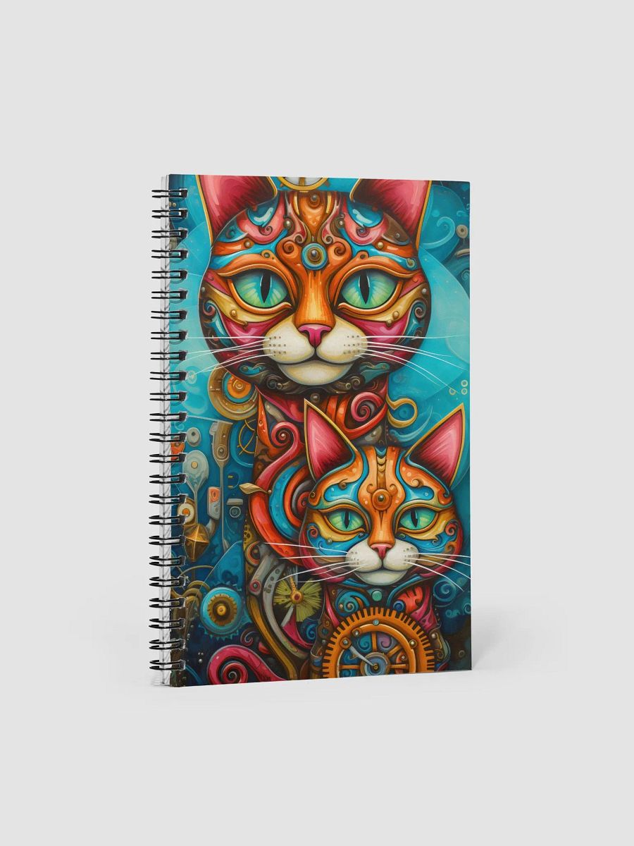 Steampunk Cats Spiral Notebook product image (1)