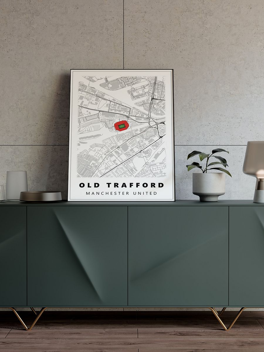 Old Trafford Map - Manchester United product image (1)