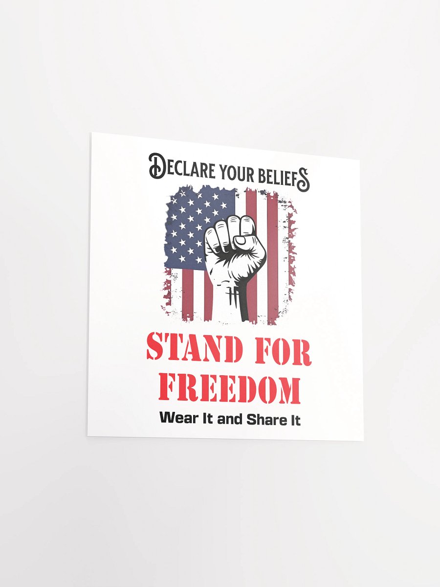 Stand for Freedom: Enhanced Matte Paper Poster (B) product image (3)