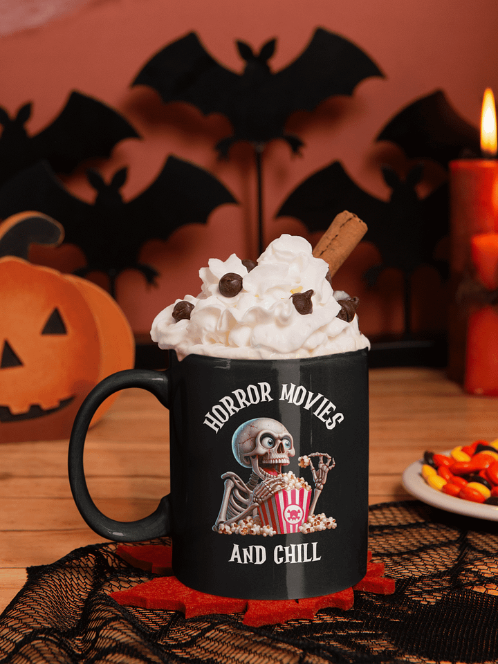 Horror Movie Lover Black Glossy Mug product image (1)