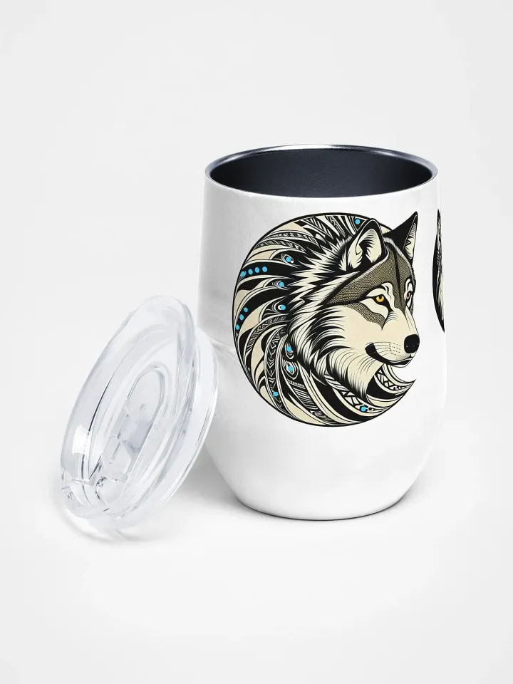 Timber Wolf Wine Tumbler product image (2)