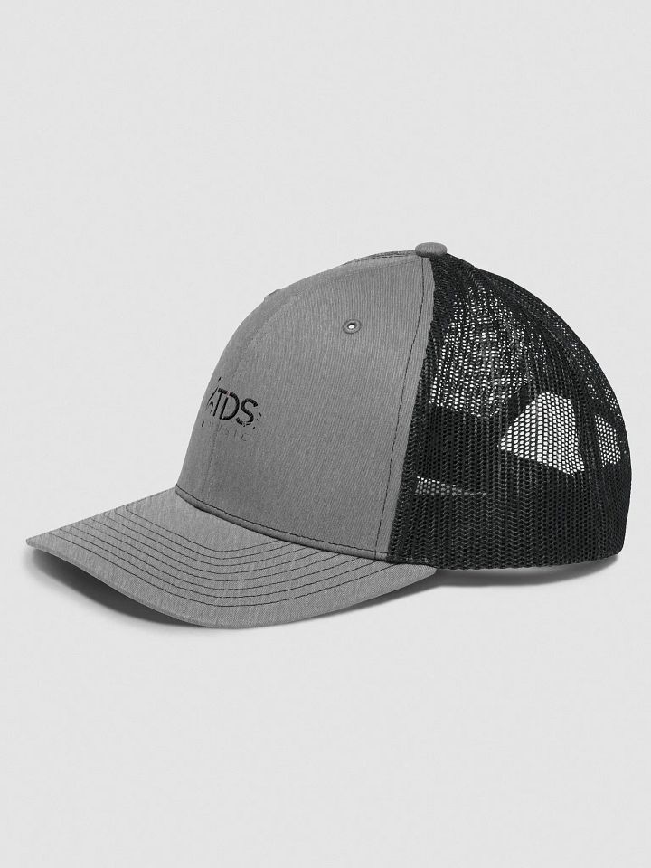 Richardson Trucker Hat - TDS Music Embroidered Cap in Black, Gray, Red, and Green with Mesh Back product image (2)