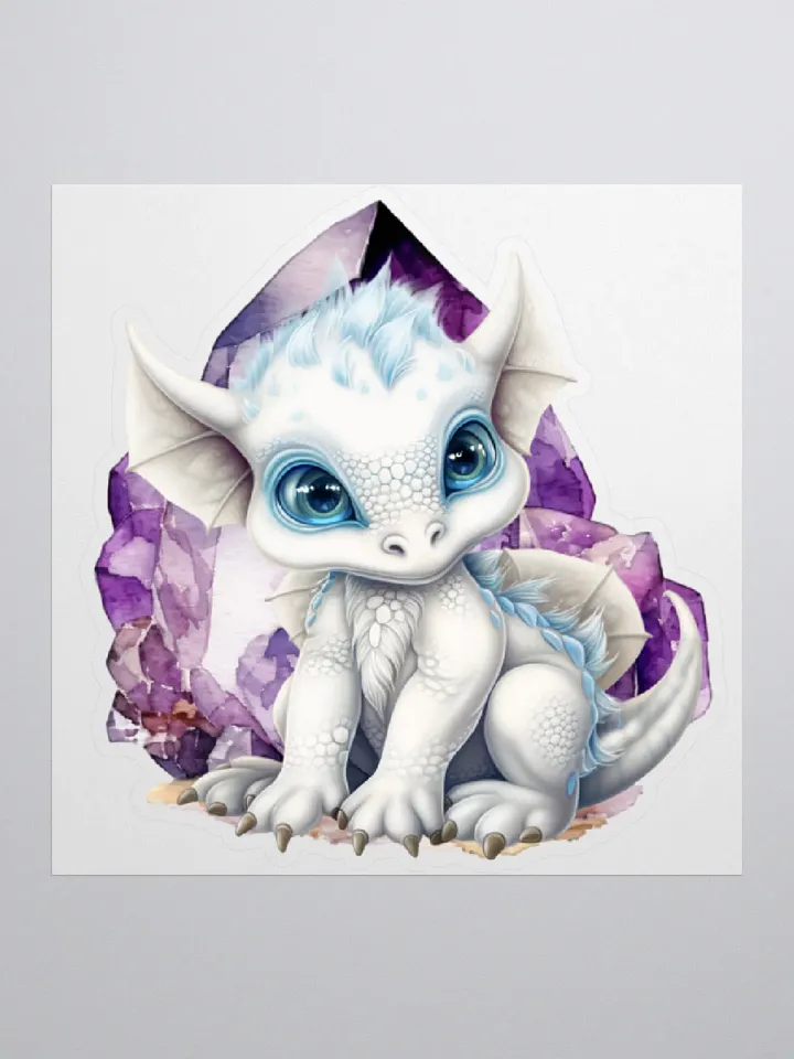 Whimsical Baby Dragon Kiss Cut Stickers product image (2)