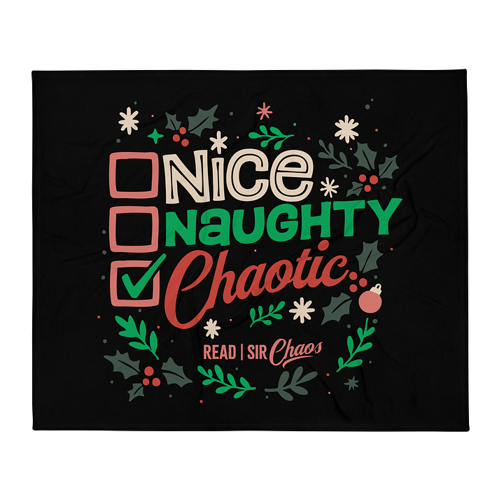 Nice, Naughty, Chaotic Blanket product image (2)