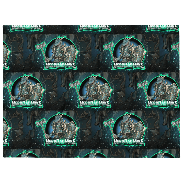Nerd Dad Mike Throw Blanket product image (1)