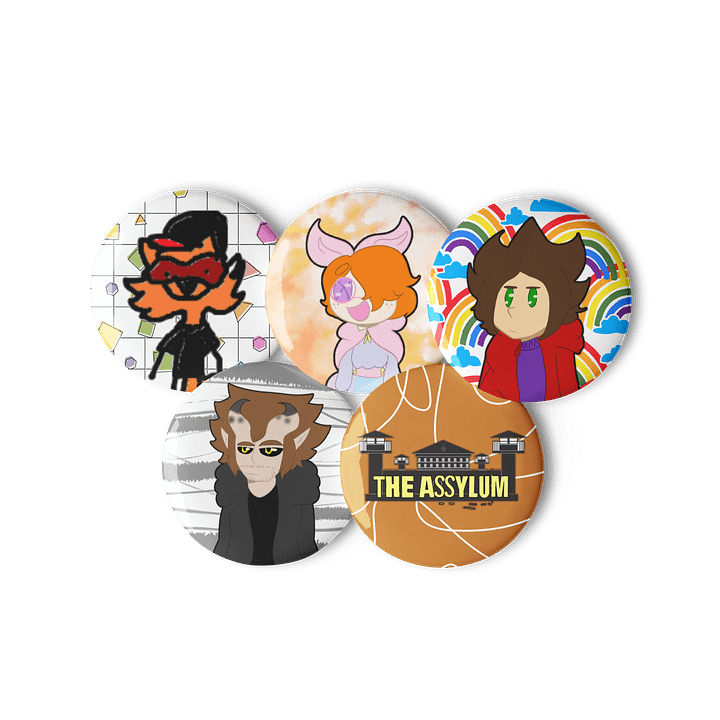 THE ASSYLUM: The Doors Of The Assylum Pin Set product image (2)
