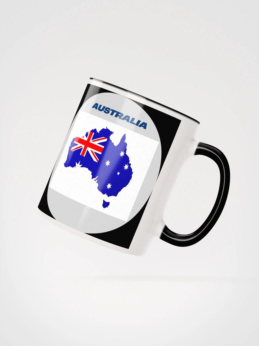 Ceramic Mug with Color Inside Australia Map product image (2)